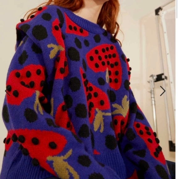 Farm Rio Berry Sweater - Picture 2 of 7